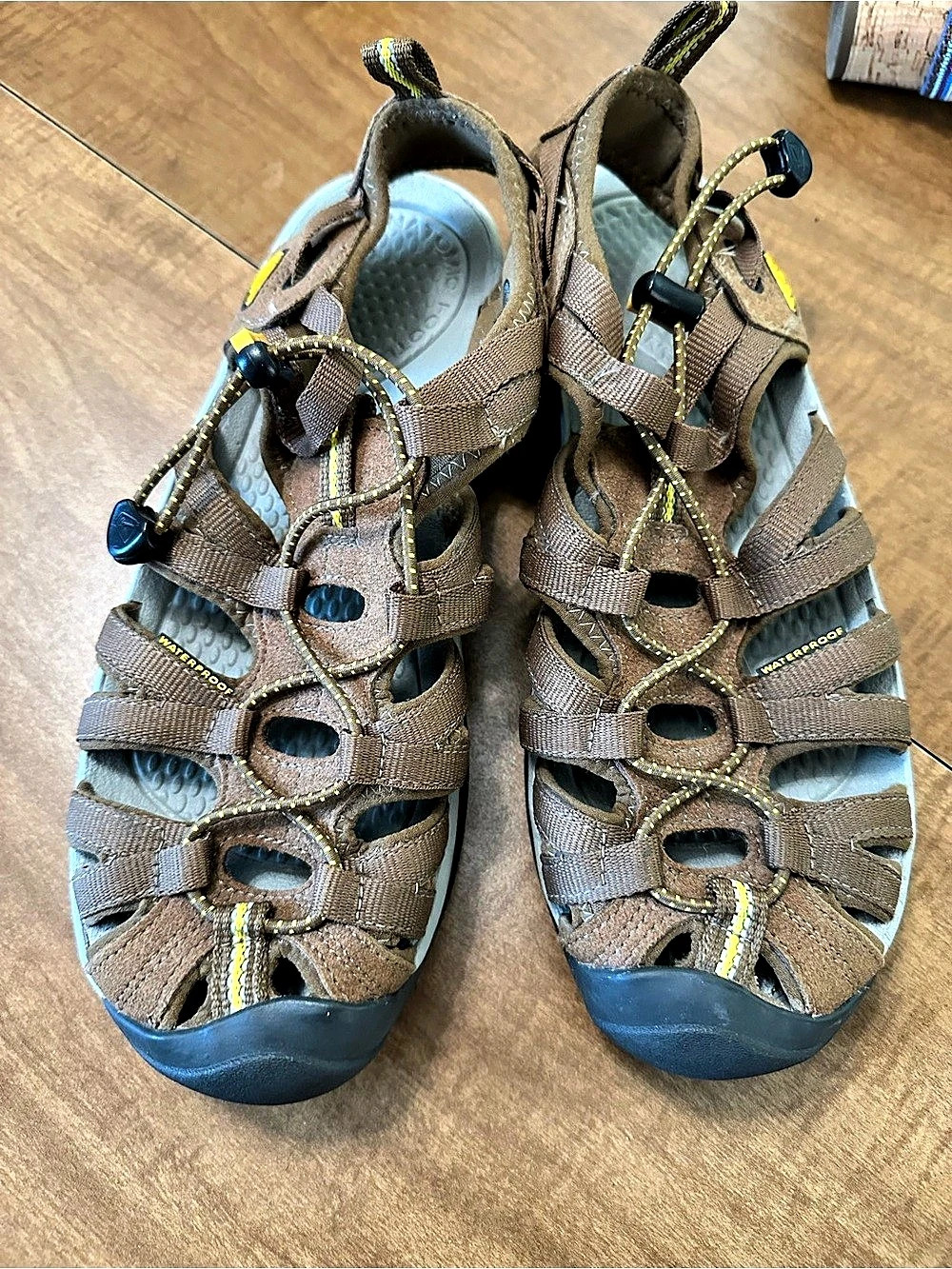 KEEN Whisper Sandals Women's Brown & Gray Sport Sandals US 9